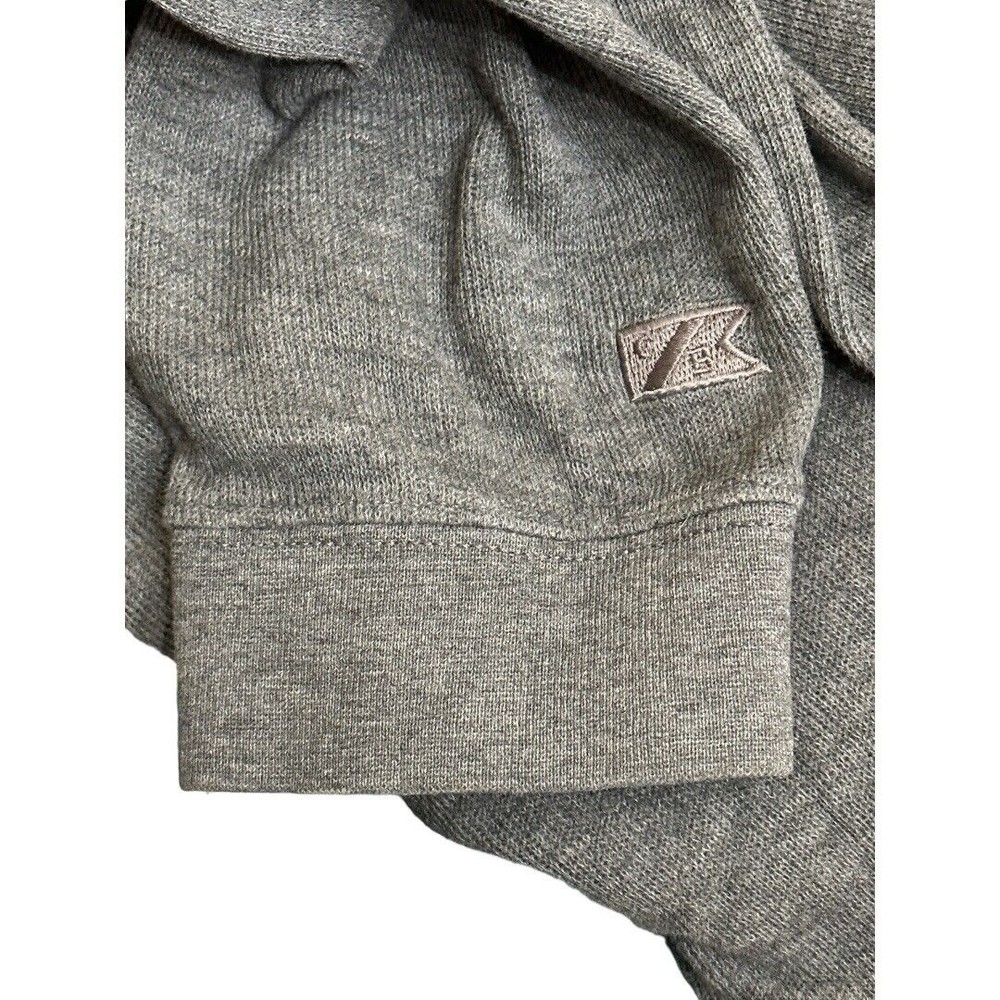 Cutter & Buck Sweater Men’s Size Large Gray 1/4 Zip Pullover 100% Cotton - Picture 6 of 11